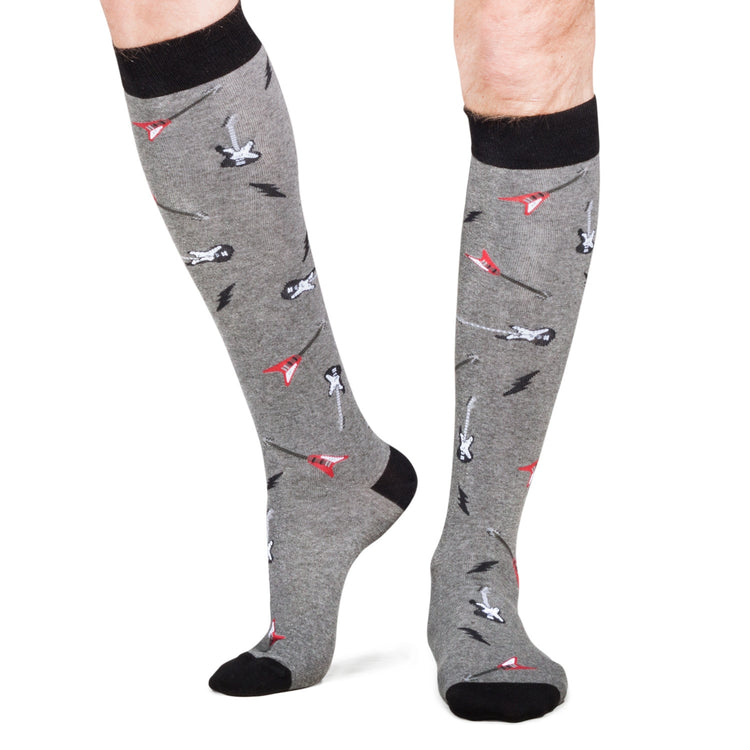 Calcetines caña alta Rock